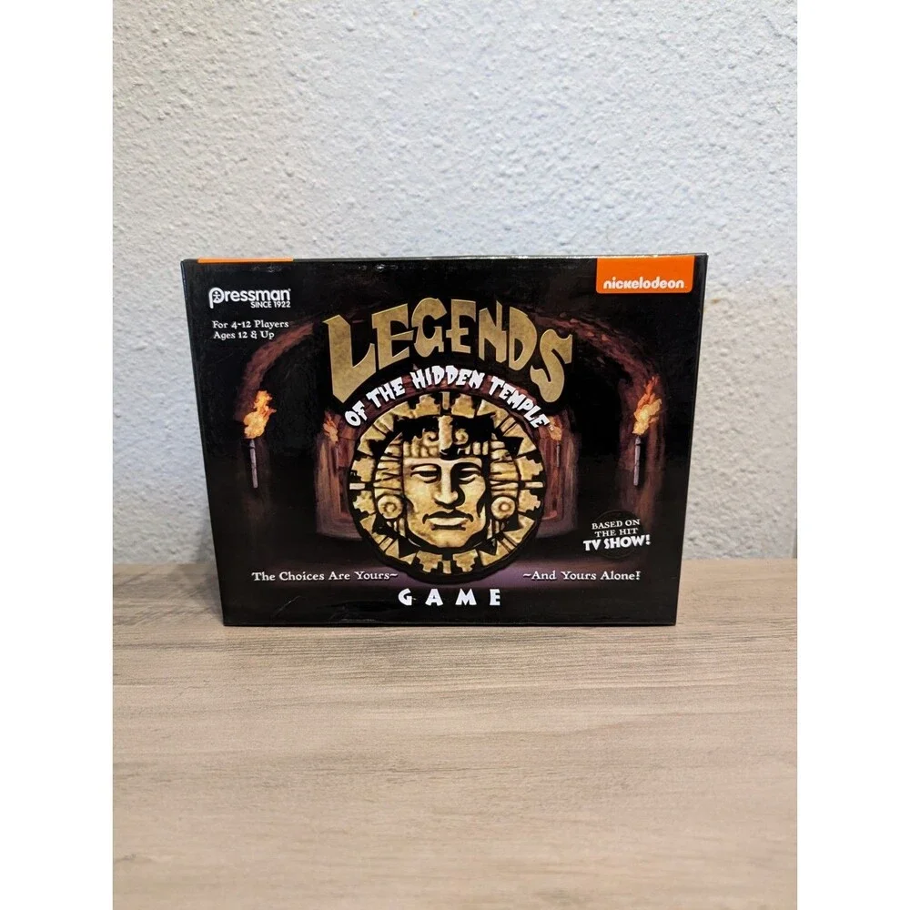 Legends of the Hidden Temple Board Game Nickelodeon 2017 Pressman Complete New
